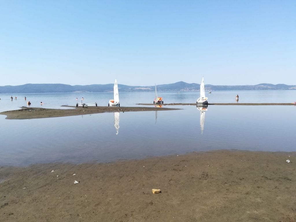 Siccità, lago di Bracciano